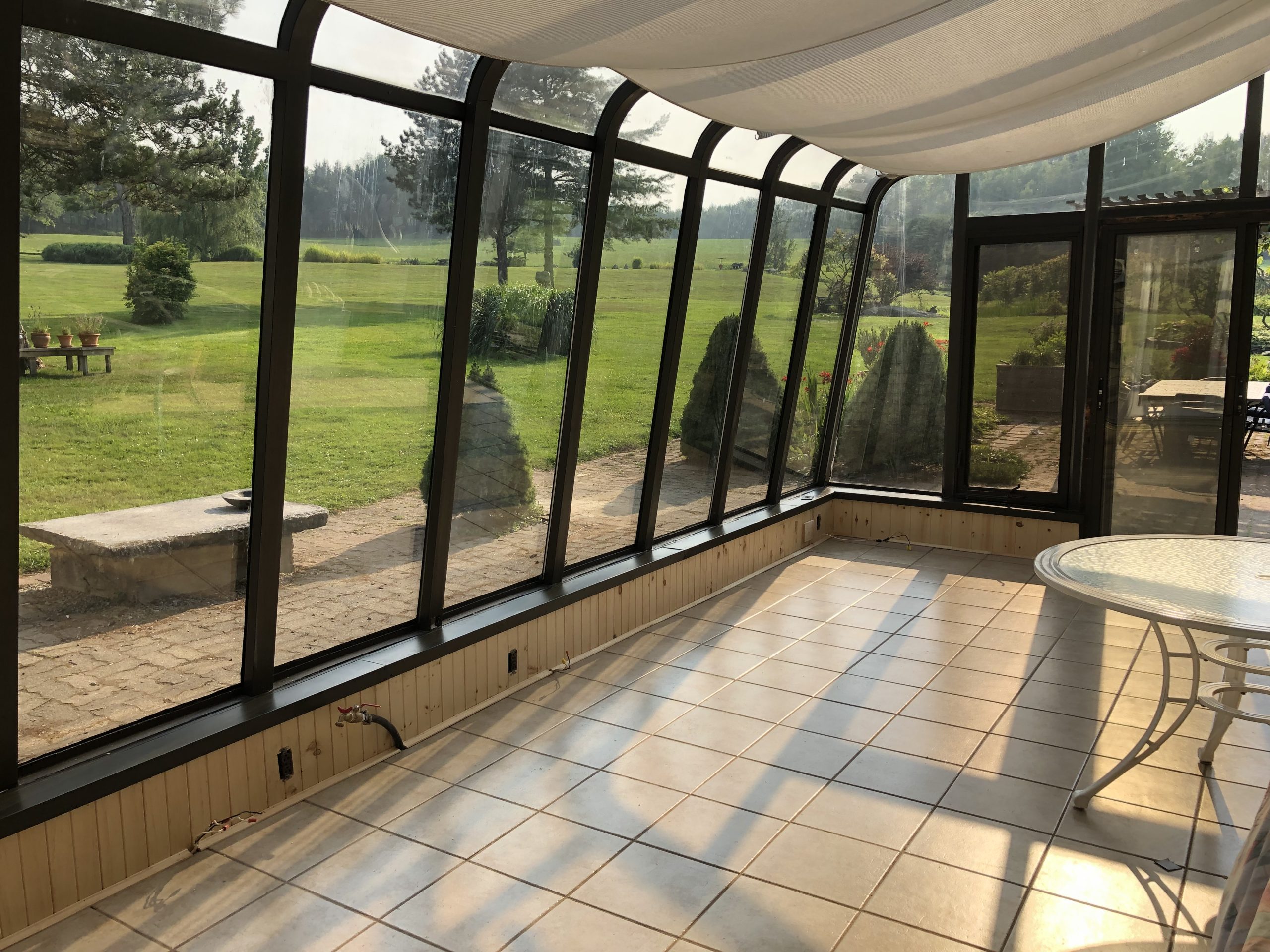 pourriture sans démantèlement de solarium