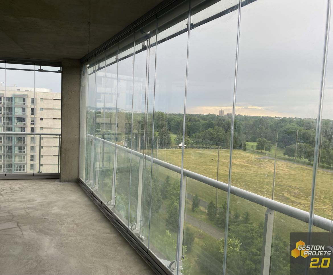 rideaux en verre pour balcon
