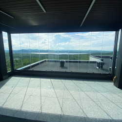 Rideaux en verre pour penthouse