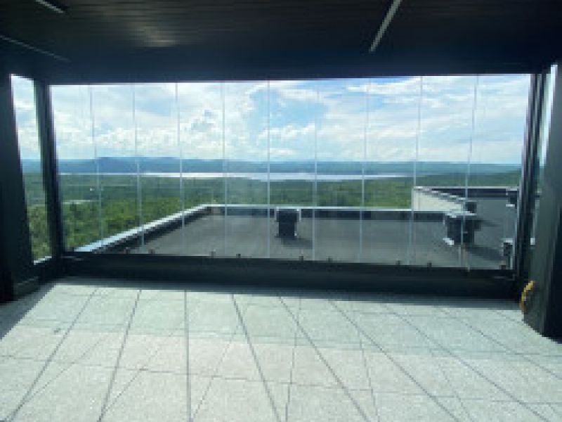 Rideaux en verre pour penthouse