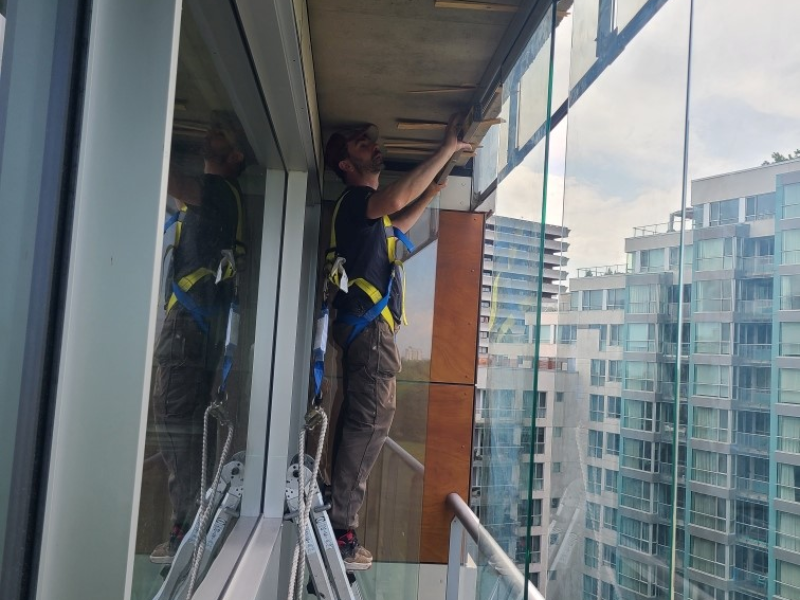 rideaux en verre pour balcon